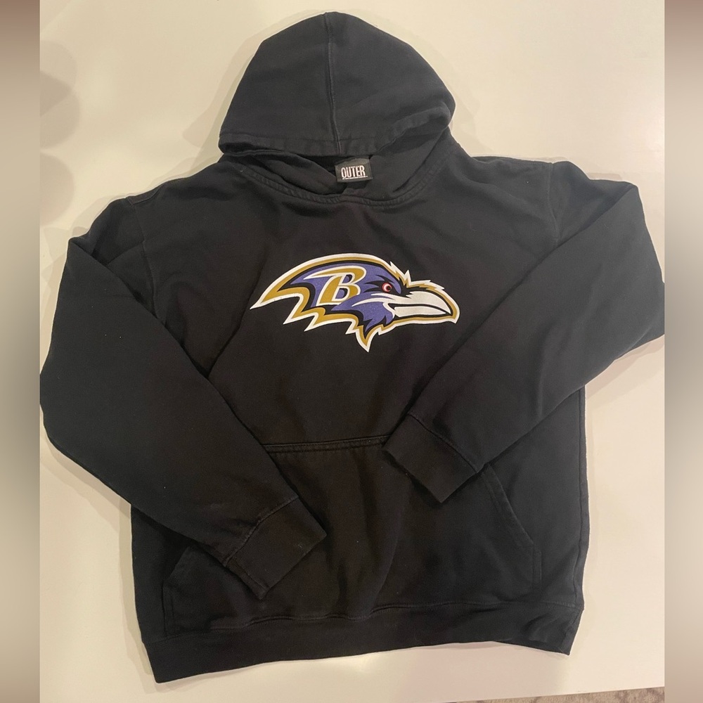 Baltimore Ravens hoodie sweatshirt boys XL